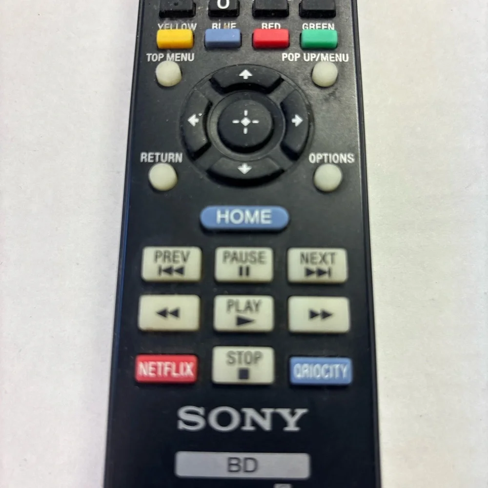 Sony Genuine Black Remote Controller with Multicolored Buttons, # RMT-B116A